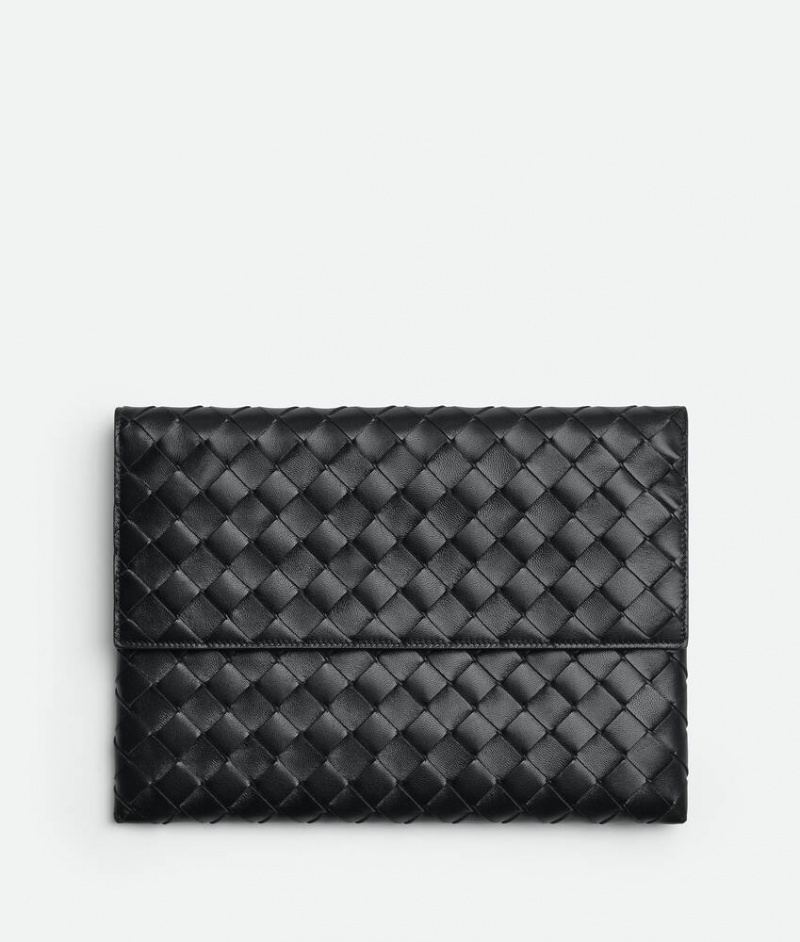 Bottega Veneta Flap Naisten Pouches Mustat | SN-BTGV594424