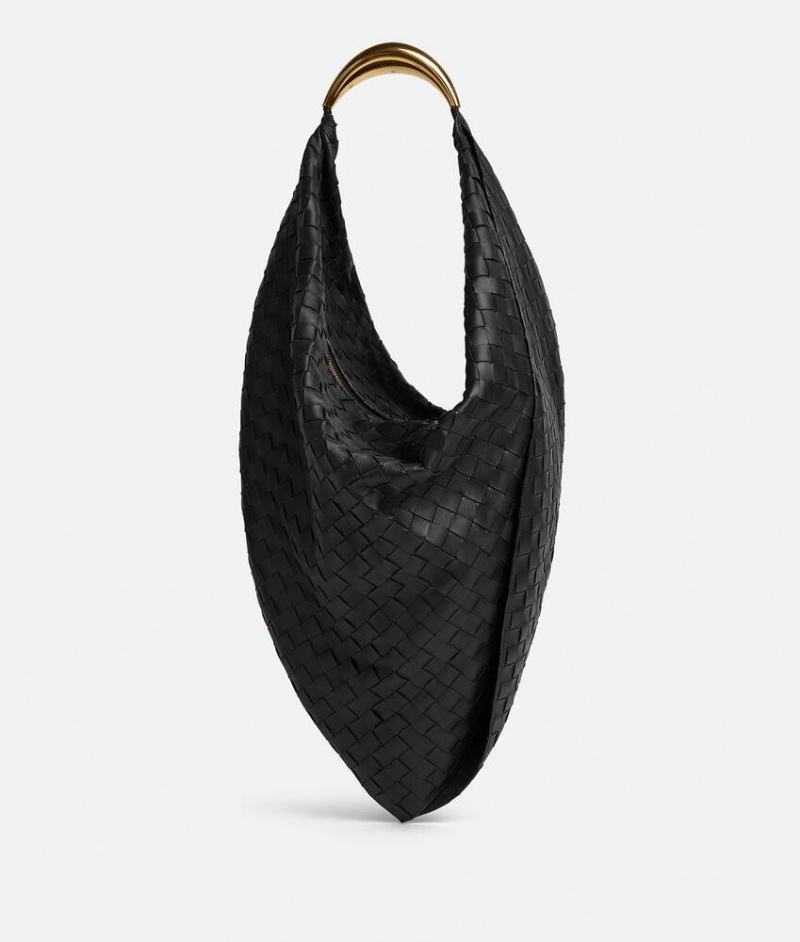 Bottega Veneta Foulard Naisten Olkalaukku Mustat | SN-BTGV593452