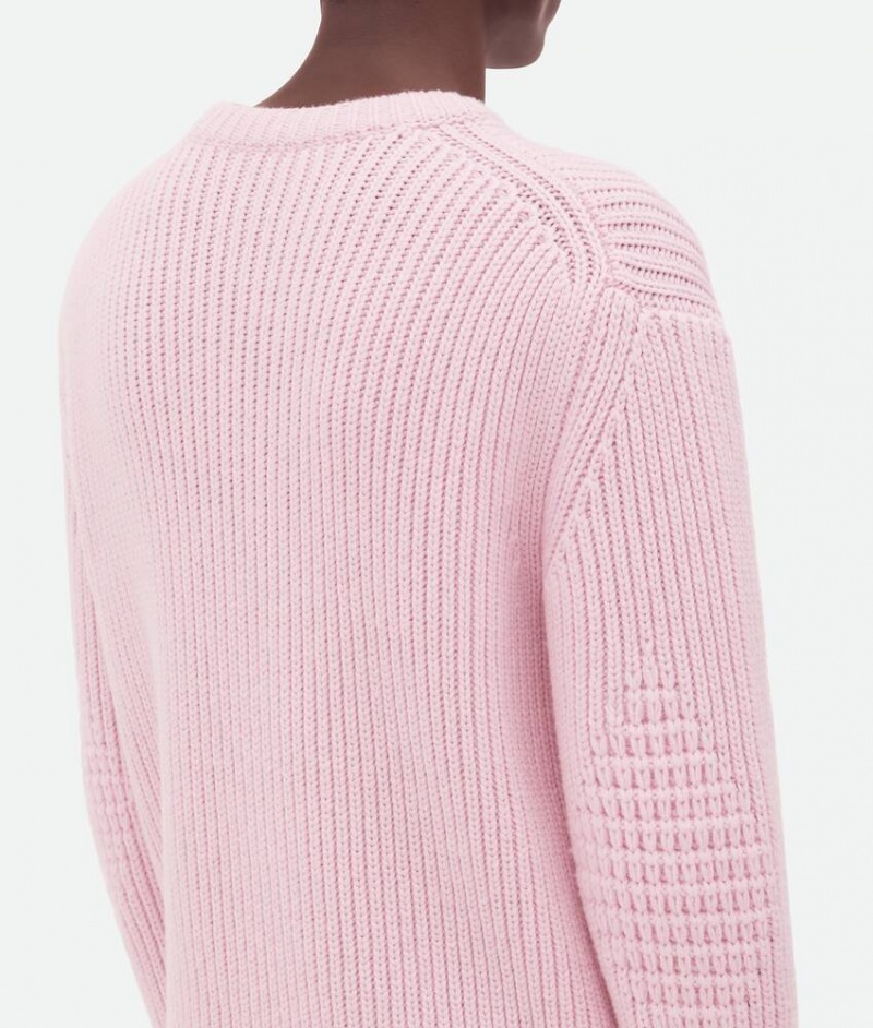 Bottega Veneta Heavy Villa And Cashmere Miesten Neuleet Pinkki | SN-BTGV595302