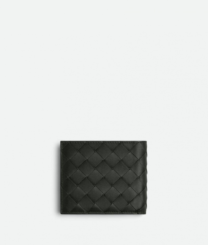 Bottega Veneta Intrecciato Bi-fold Miesten Pieni lompakko Tummanvihreä | SN-BTGV595475