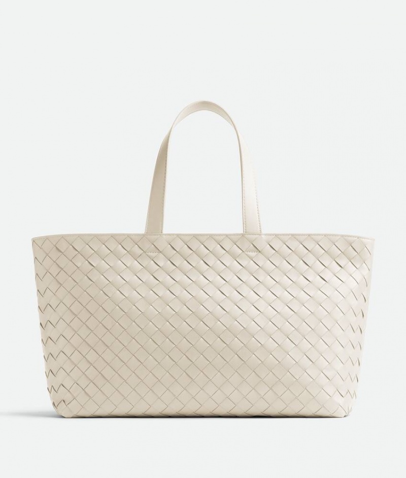 Bottega Veneta Intrecciato Tote Naisten Kangaskassit Beige | SN-BTGV593553