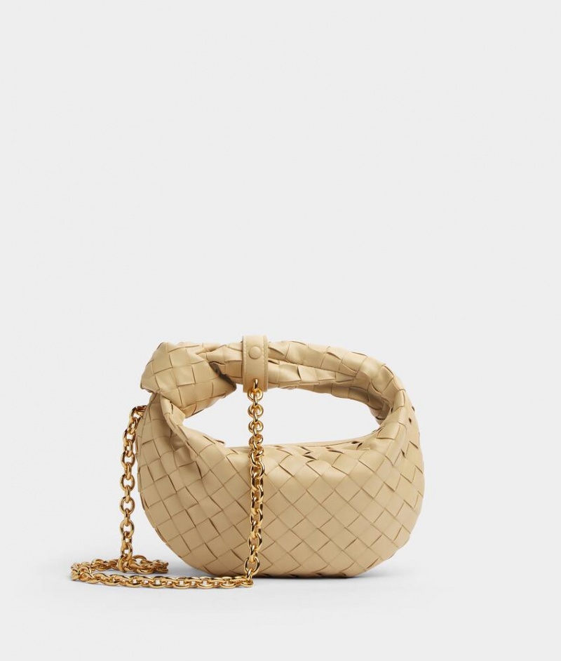 Bottega Veneta Jodie Naisten Mini Laukut Aprikoosi | SN-BTGV593299