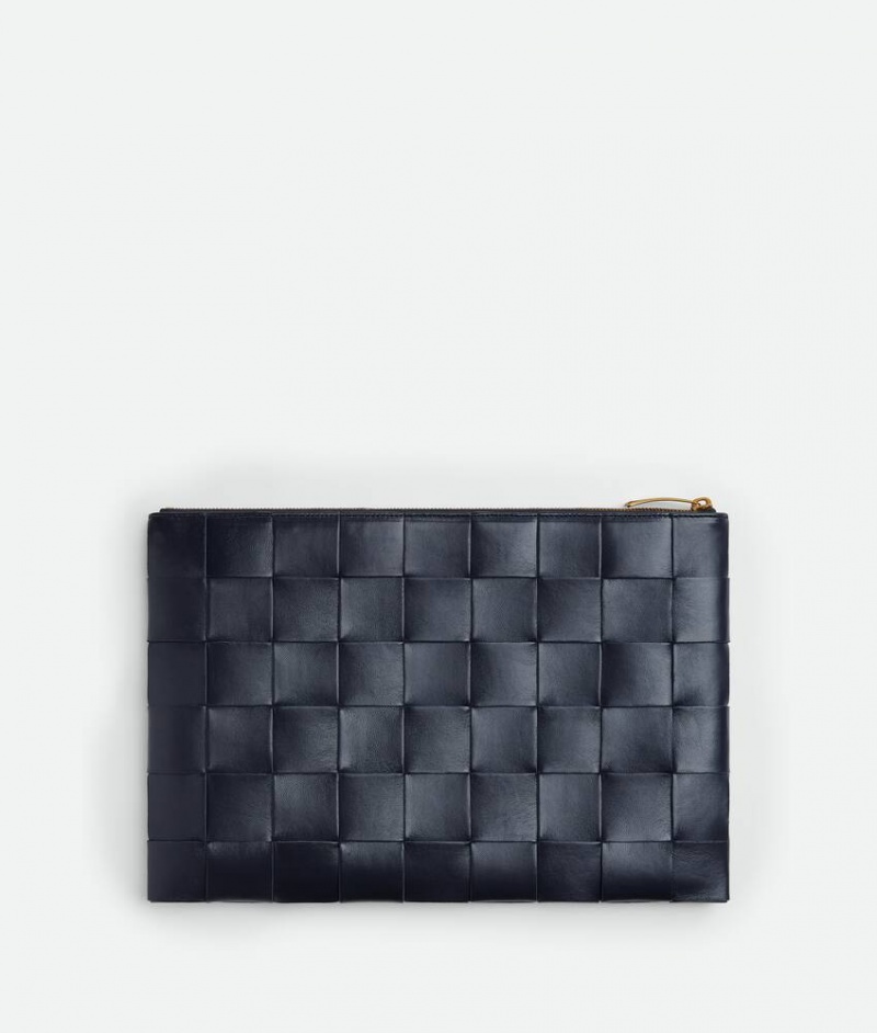 Bottega Veneta Large Cassette Naisten Pouches Indigo | SN-BTGV594409