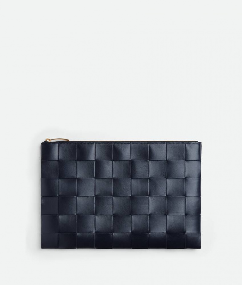 Bottega Veneta Large Cassette Naisten Pouches Indigo | SN-BTGV594409