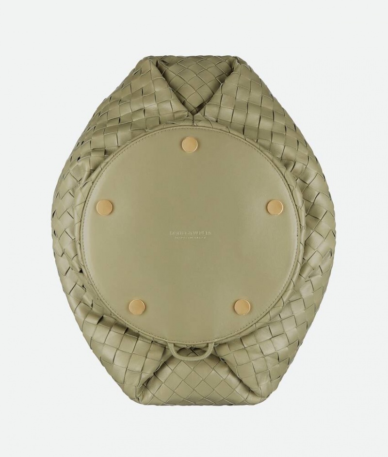 Bottega Veneta Large Hop Miesten Crossbody Laukut Khaki | SN-BTGV594862