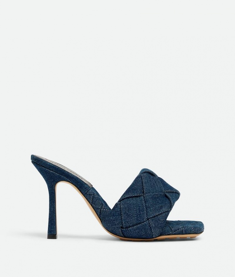 Bottega Veneta Lido Mule Naisten Sandaalit Indigo | SN-BTGV593676