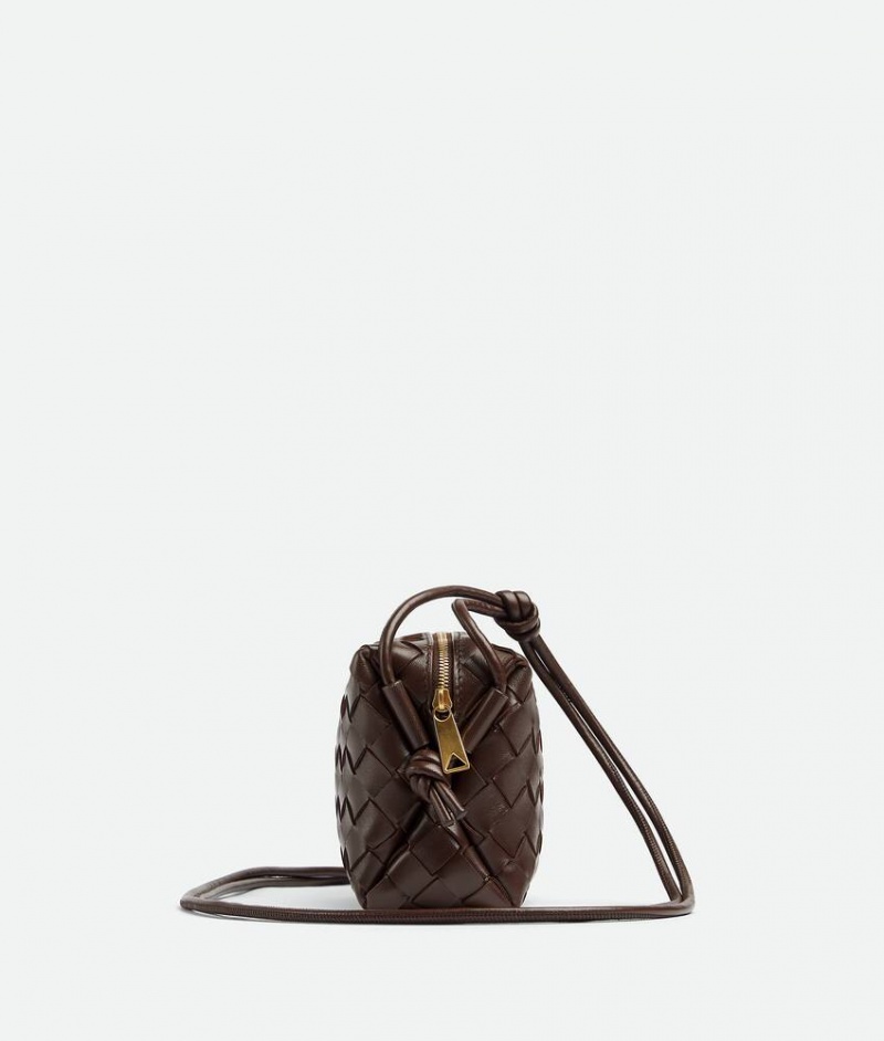 Bottega Veneta Loop Camera Naisten Crossbody Laukut Vaaleanruskea | SN-BTGV593425