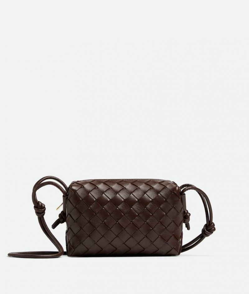 Bottega Veneta Loop Camera Naisten Crossbody Laukut Vaaleanruskea | SN-BTGV593425