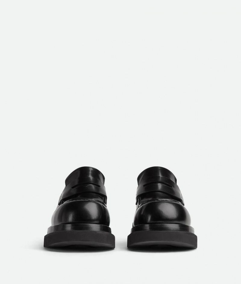 Bottega Veneta Lug Miesten Loafers Mustat | SN-BTGV595032