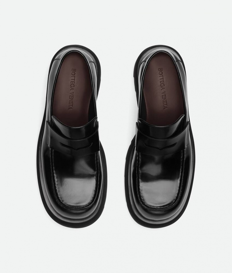 Bottega Veneta Lug Miesten Loafers Mustat | SN-BTGV595032