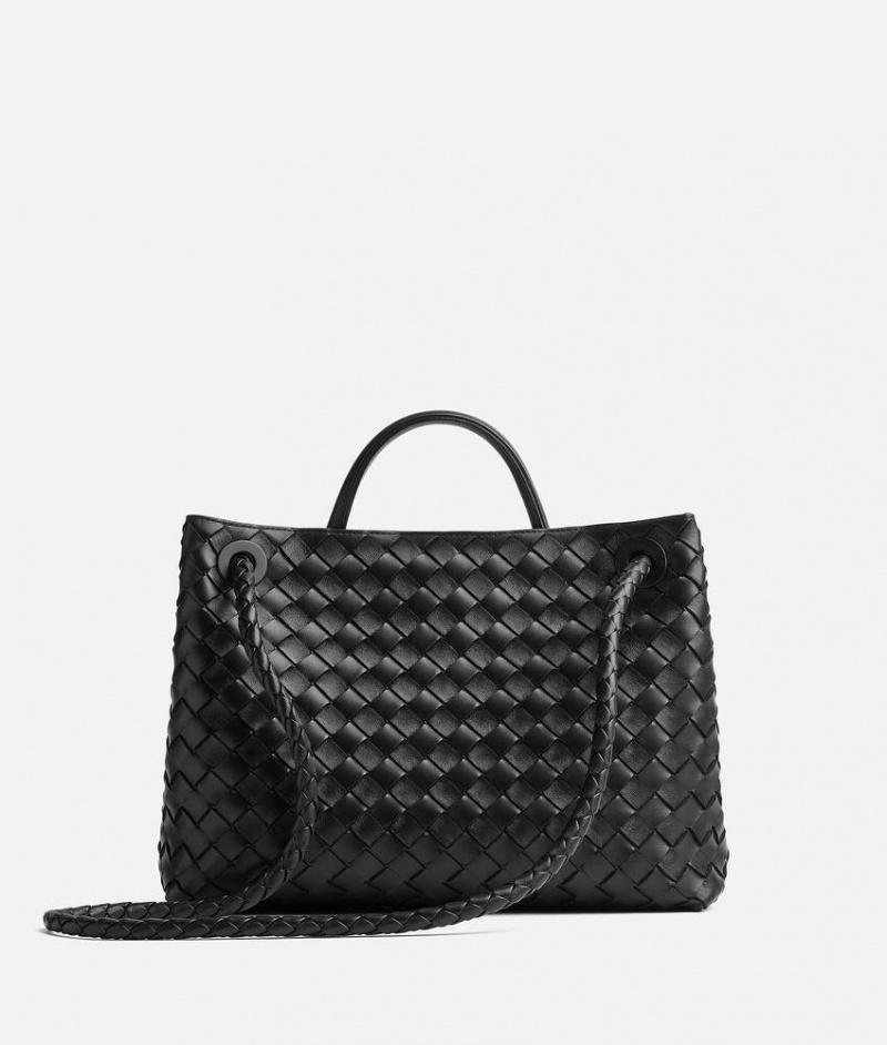 Bottega Veneta Medium Andiamo Naisten Kangaskassit Mustat | SN-BTGV593577