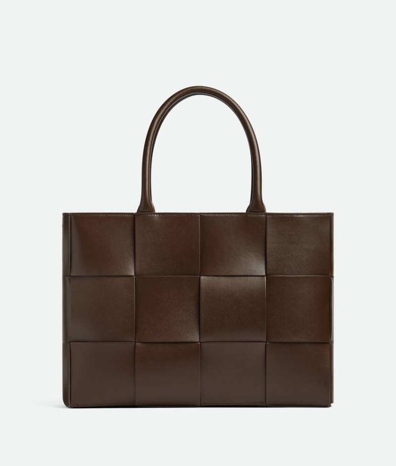 Bottega Veneta Medium Arco Tote Miesten Kangaskassit Vaaleanruskea | SN-BTGV594904