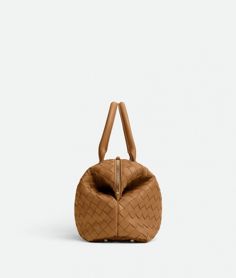 Bottega Veneta Medium Bauletto Naisten Crossbody Laukut Ruskea | SN-BTGV593438