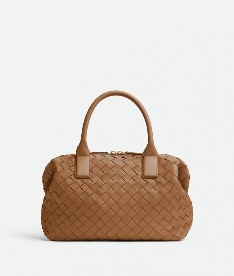 Bottega Veneta Medium Bauletto Naisten Crossbody Laukut Ruskea | SN-BTGV593438