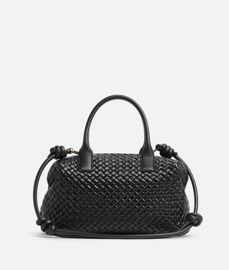 Bottega Veneta Medium Bauletto Naisten Käsilaukut Mustat | SN-BTGV593514