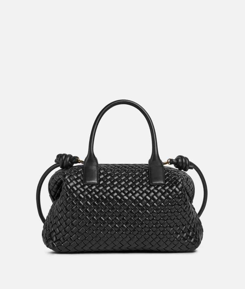 Bottega Veneta Medium Bauletto Naisten Käsilaukut Mustat | SN-BTGV593514