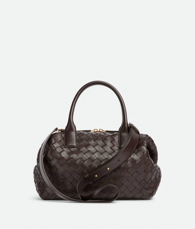 Bottega Veneta Medium Bauletto Naisten Käsilaukut Syvä Ruskea | SN-BTGV593516