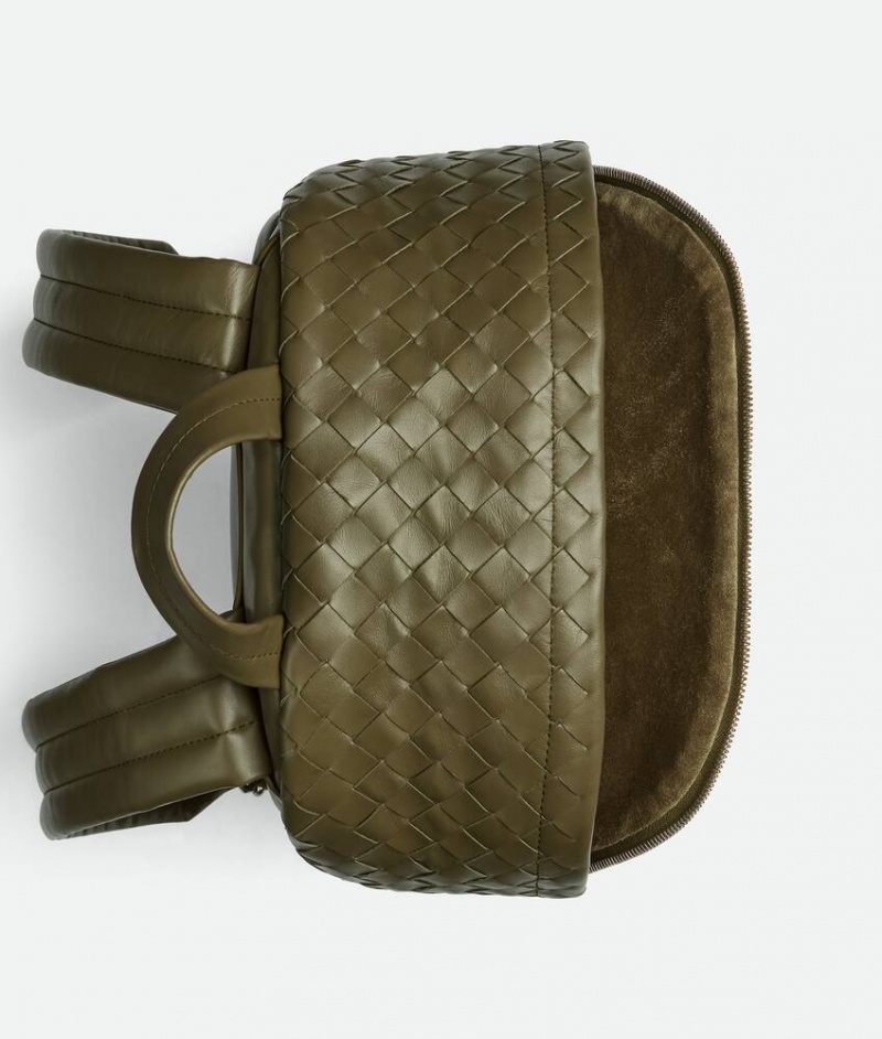 Bottega Veneta Medium Intrecciato Miesten Reppu Ruskea | SN-BTGV594935