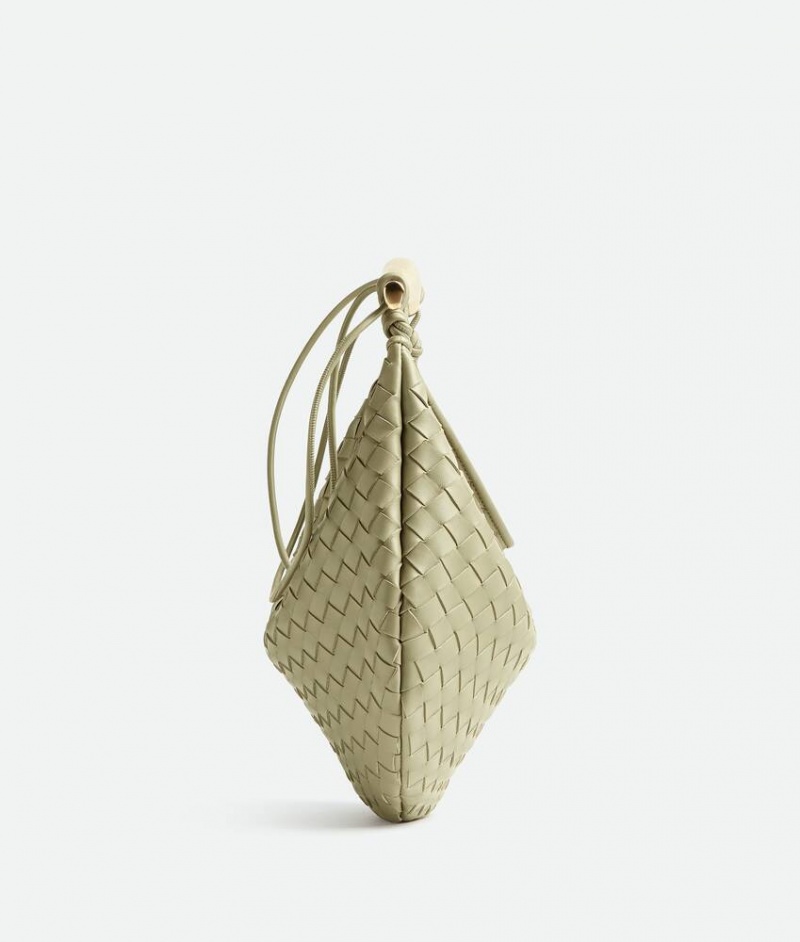 Bottega Veneta Medium Sardine Naisten Käsilaukut Khaki | SN-BTGV593509