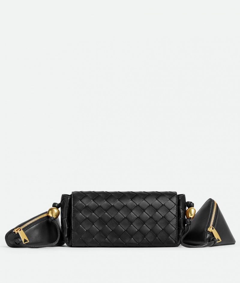 Bottega Veneta On Strap Naisten Mini Laukut Mustat | SN-BTGV593312