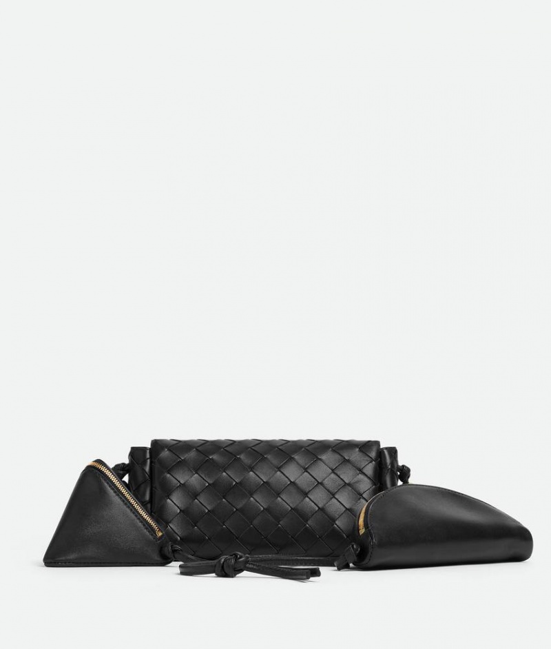 Bottega Veneta On Strap Naisten Mini Laukut Mustat | SN-BTGV593312