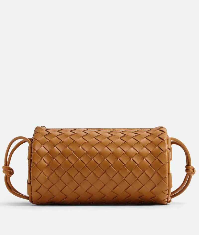 Bottega Veneta On Strap Naisten Pouches Ruskea | SN-BTGV594431