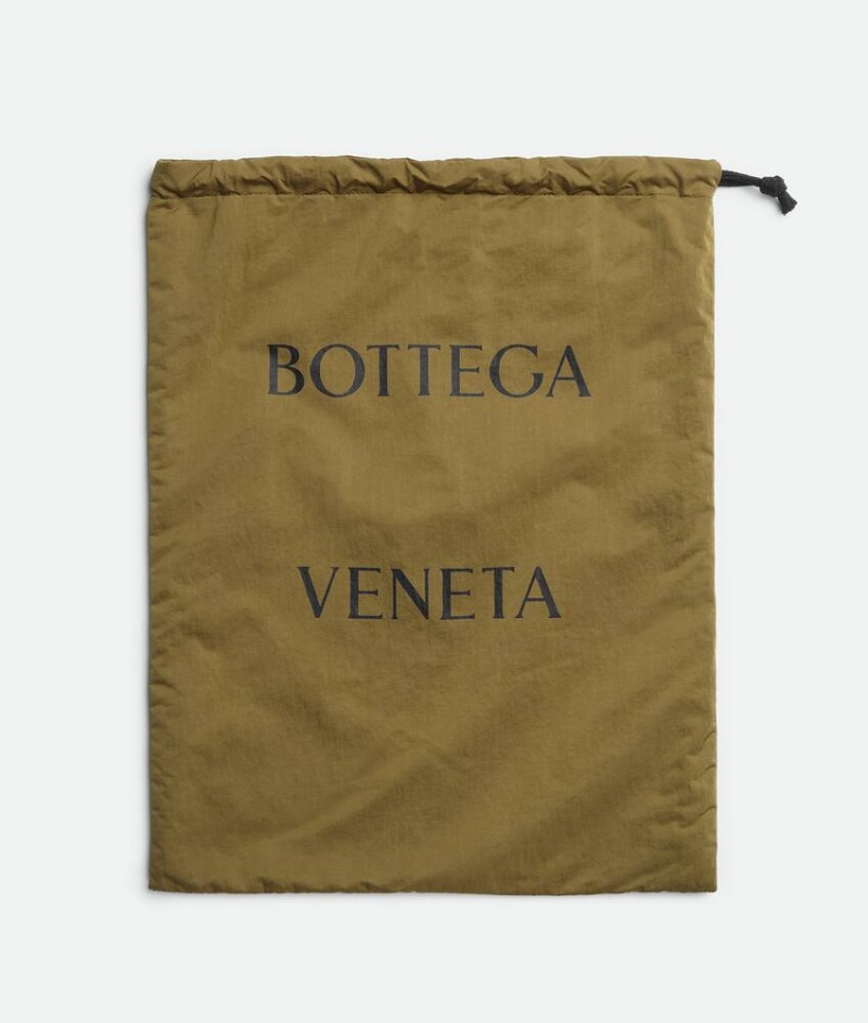 Bottega Veneta Packable Nylon Trench Miesten Takit Syvä Khaki | SN-BTGV595392