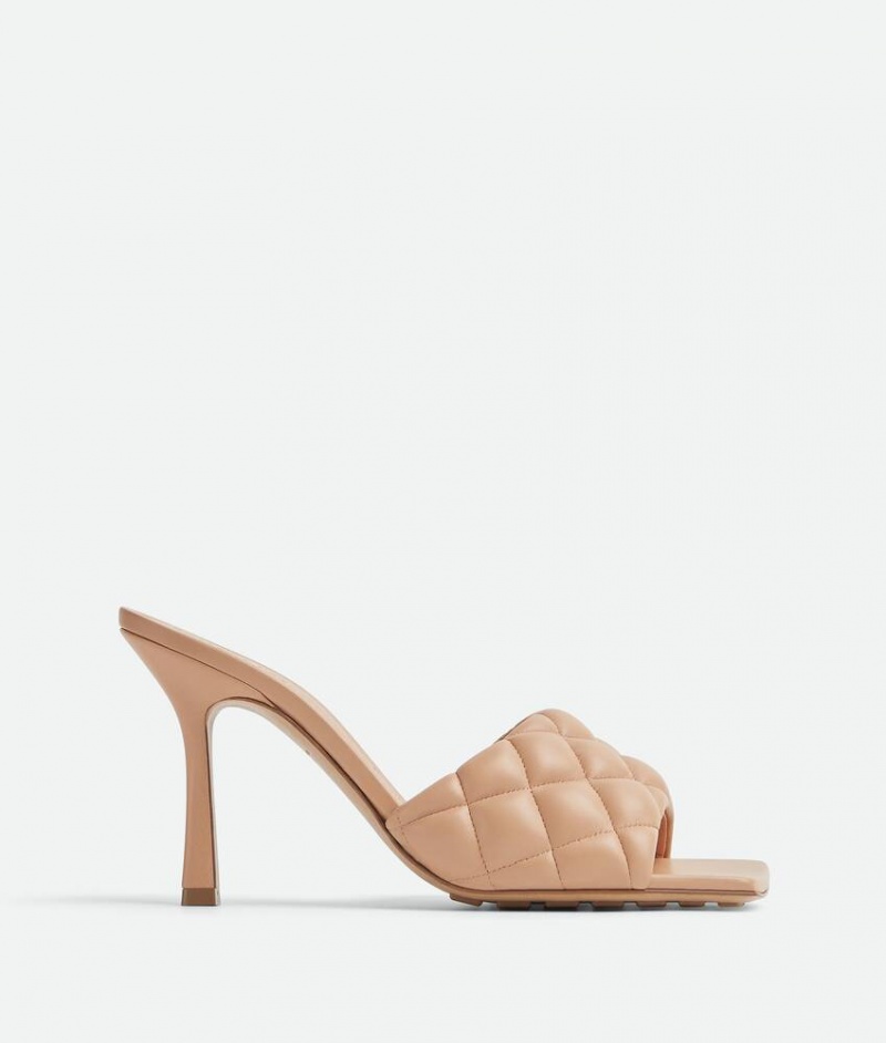 Bottega Veneta Pehmustettu Mule Naisten Sandaalit Pinkki | SN-BTGV593659