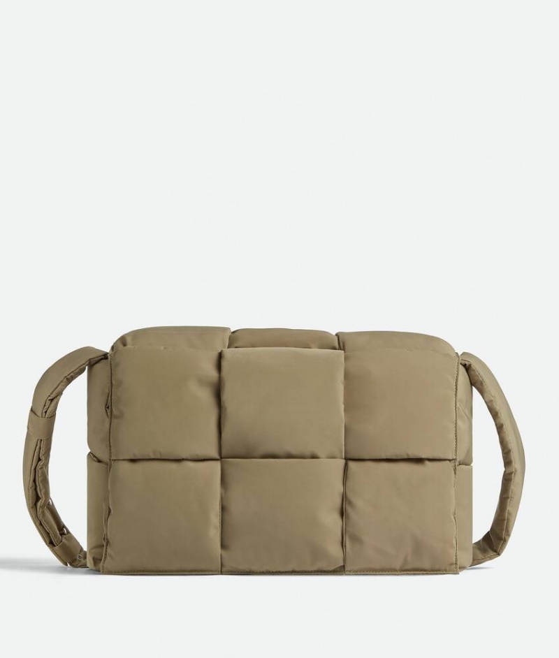 Bottega Veneta Pillow Cassette Miesten Crossbody Laukut Harmaat Ruskea | SN-BTGV594851