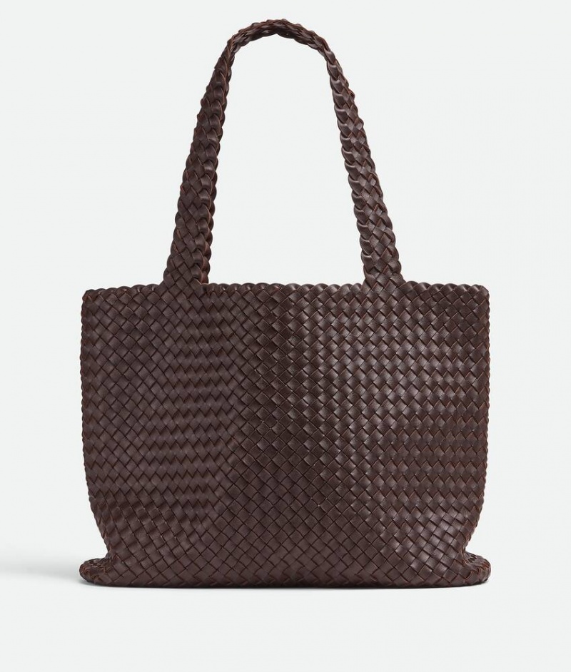 Bottega Veneta Reversible Tote Naisten Kangaskassit Suklaa | SN-BTGV593552