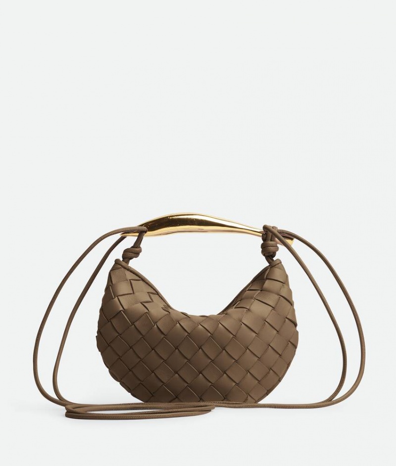 Bottega Veneta Sardine Naisten Mini Laukut Harmaat Ruskea Harmaat | SN-BTGV593375