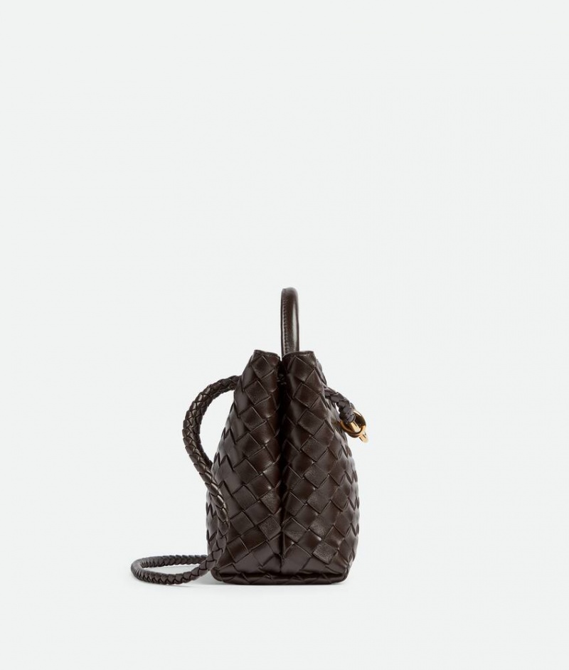 Bottega Veneta Small Andiamo Naisten Crossbody Laukut Syvä Ruskea | SN-BTGV593433