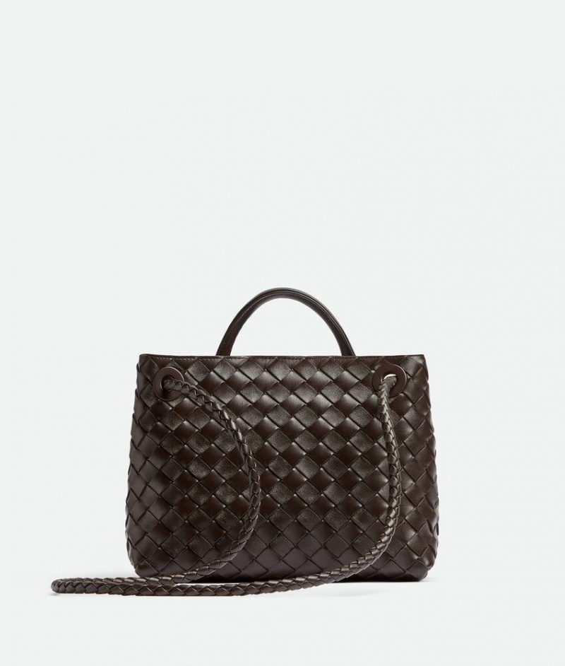 Bottega Veneta Small Andiamo Naisten Crossbody Laukut Syvä Ruskea | SN-BTGV593433