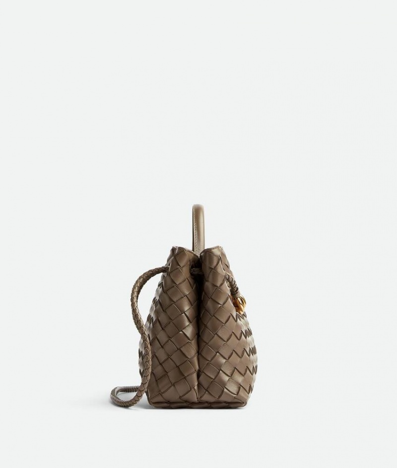 Bottega Veneta Small Andiamo Naisten Crossbody Laukut Harmaat Ruskea Harmaat | SN-BTGV593434