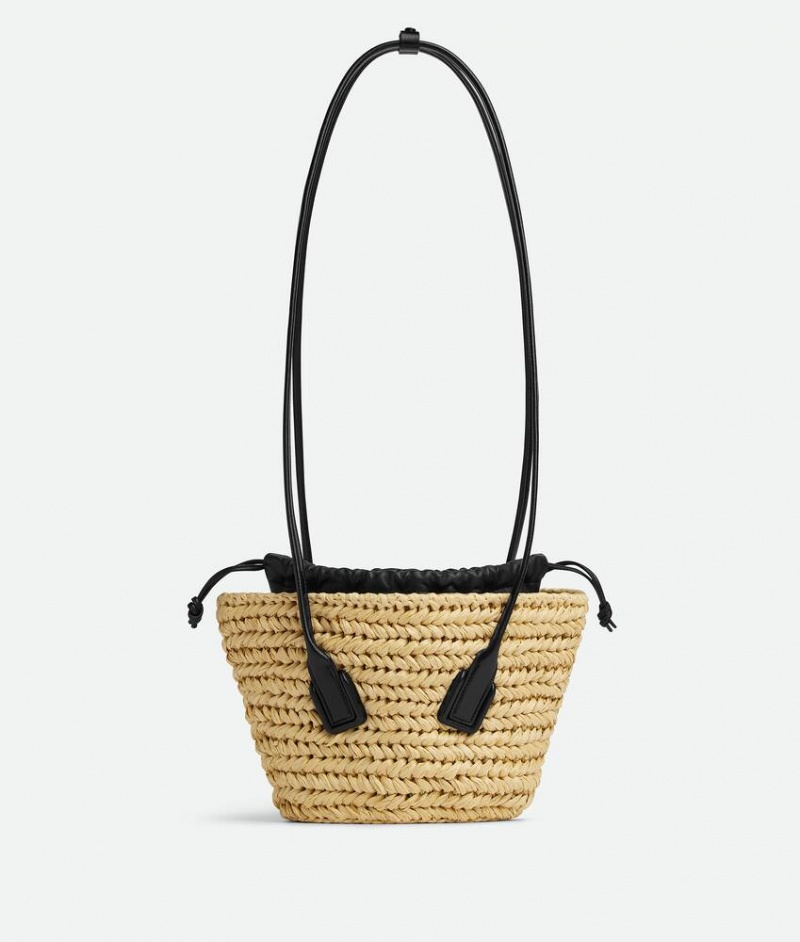 Bottega Veneta Small Arco Basket Naisten Kangaskassit Mustat | SN-BTGV593579