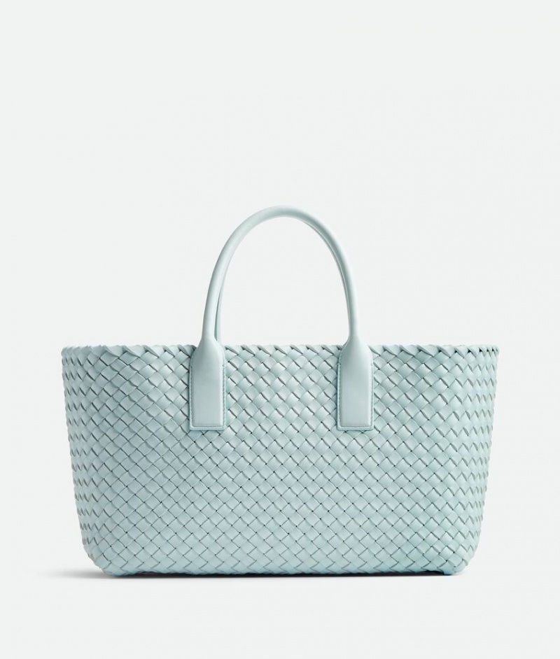 Bottega Veneta Small Cabat Naisten Mini Laukut Turkoosi | SN-BTGV593347