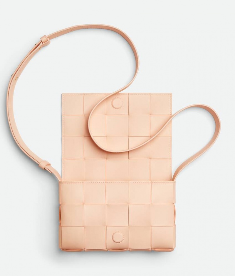 Bottega Veneta Small Cassette Naisten Crossbody Laukut Vaaleanpinkki | SN-BTGV593403