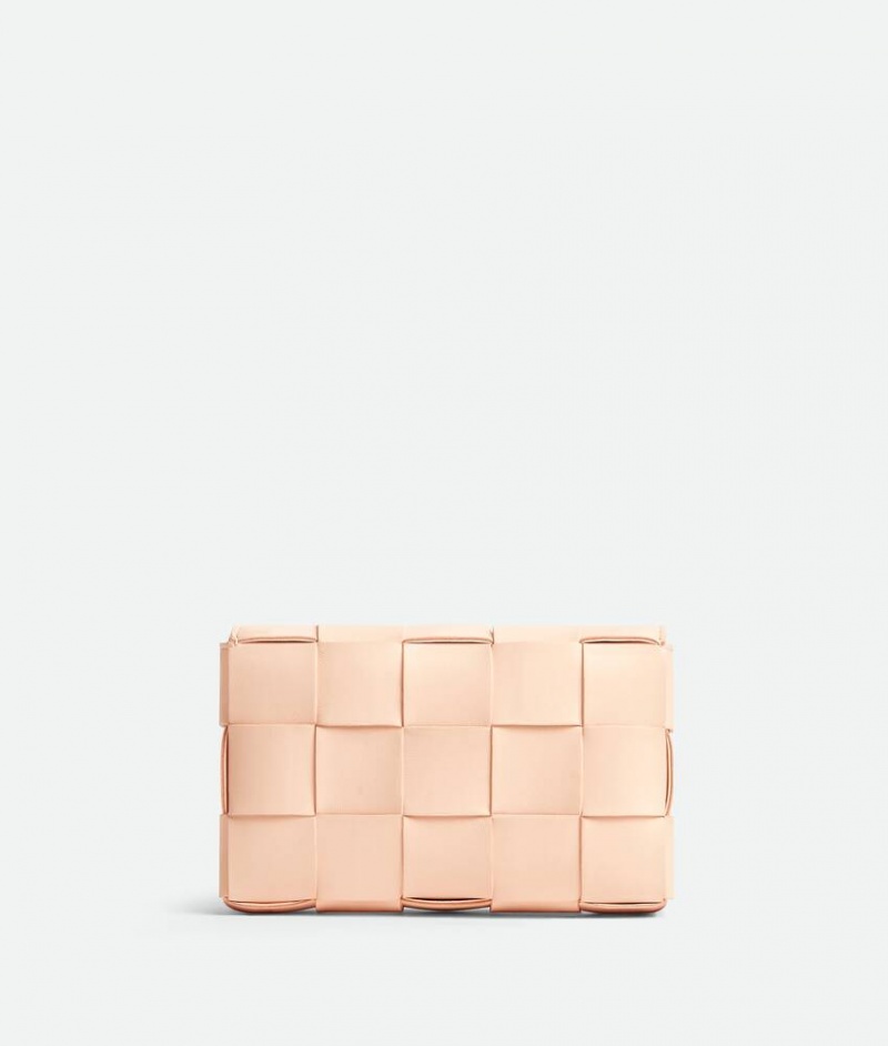 Bottega Veneta Small Cassette Naisten Crossbody Laukut Vaaleanpinkki | SN-BTGV593403