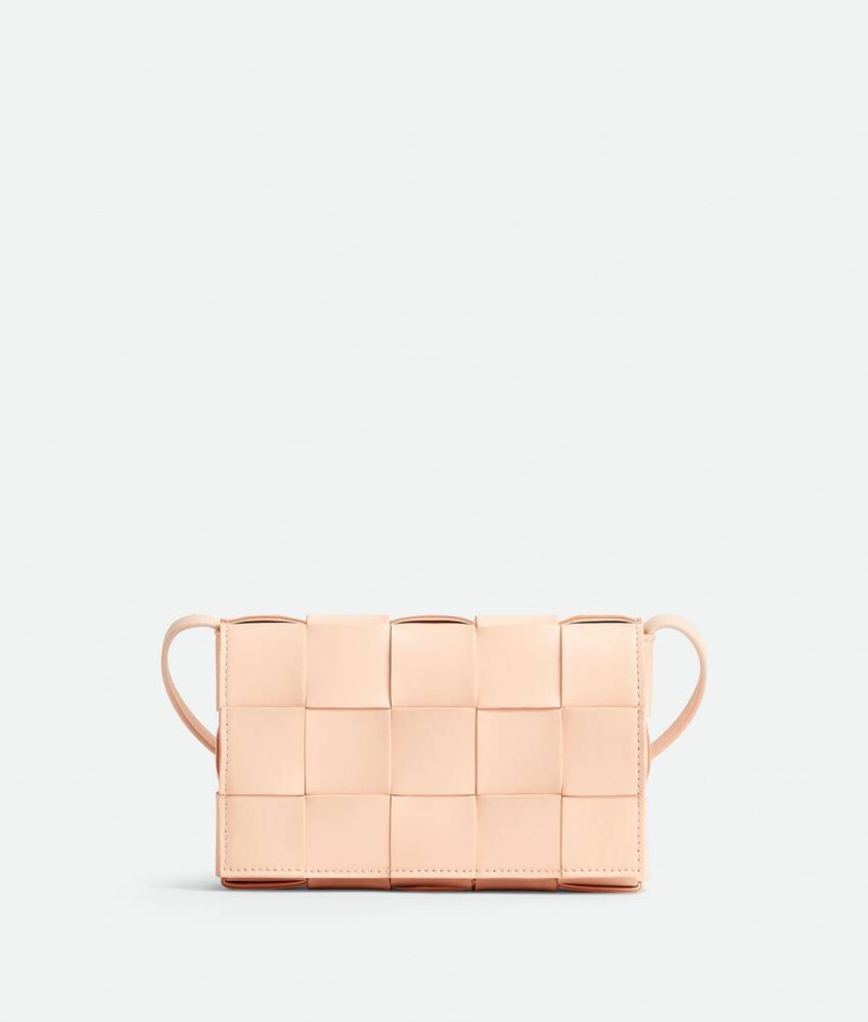 Bottega Veneta Small Cassette Naisten Crossbody Laukut Vaaleanpinkki | SN-BTGV593403