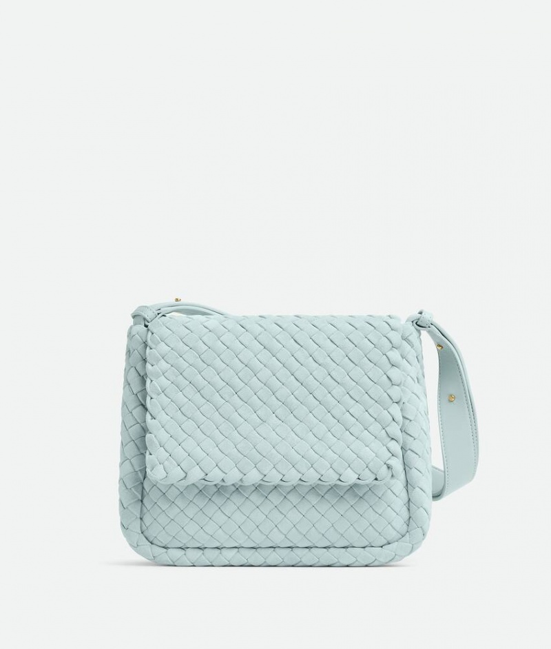 Bottega Veneta Small Cobble Naisten Olkalaukku Turkoosi | SN-BTGV593465