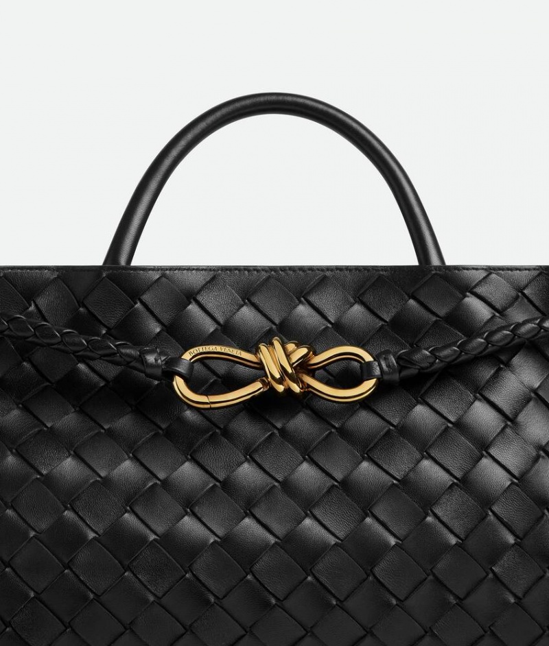 Bottega Veneta Small East/West Andiamo Naisten Käsilaukut Mustat | SN-BTGV593524