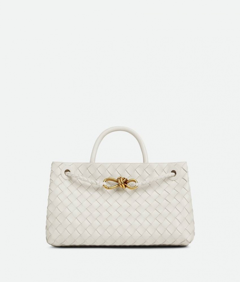 Bottega Veneta Small East/West Andiamo Naisten Käsilaukut Valkoinen | SN-BTGV593525