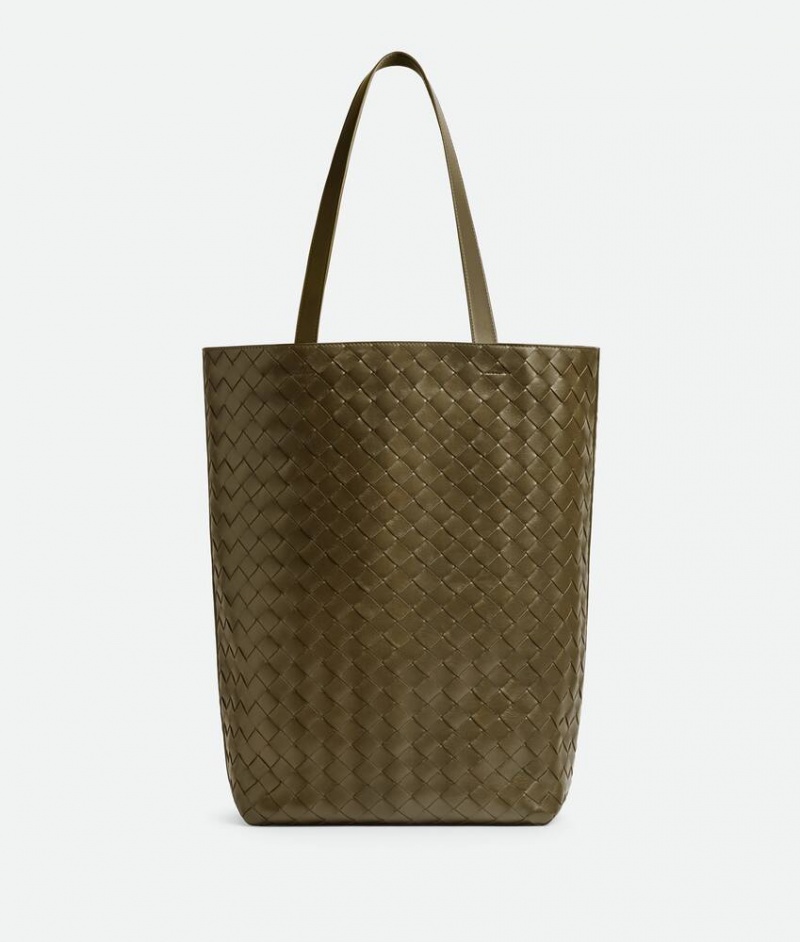 Bottega Veneta Small Intrecciato Tote Naisten Kangaskassit Ruskea | SN-BTGV593558