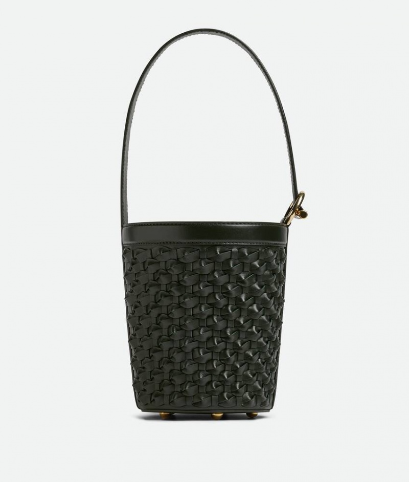 Bottega Veneta Small Jj Bucket Naisten Olkalaukku Tummanvihreä | SN-BTGV593444