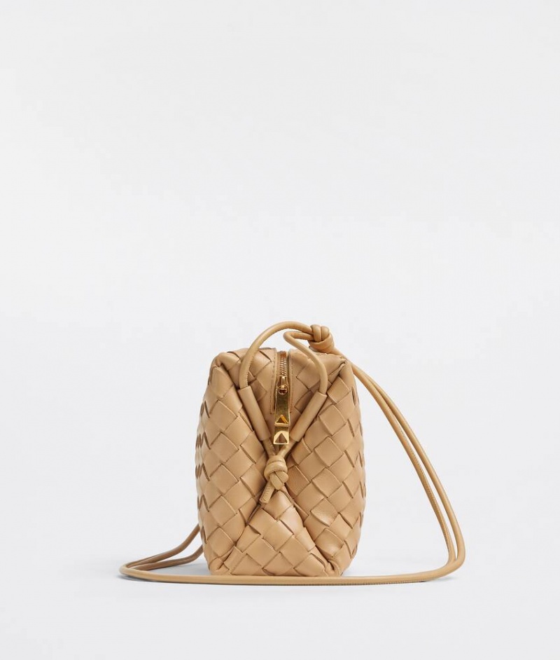 Bottega Veneta Small Loop Camera Naisten Crossbody Laukut Aprikoosi | SN-BTGV593417