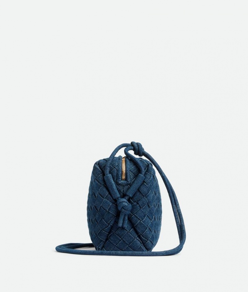 Bottega Veneta Small Loop Camera Naisten Crossbody Laukut Indigo | SN-BTGV593418