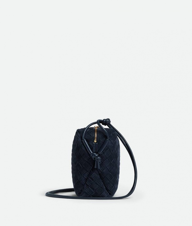 Bottega Veneta Small Loop Camera Naisten Crossbody Laukut Indigo | SN-BTGV593419