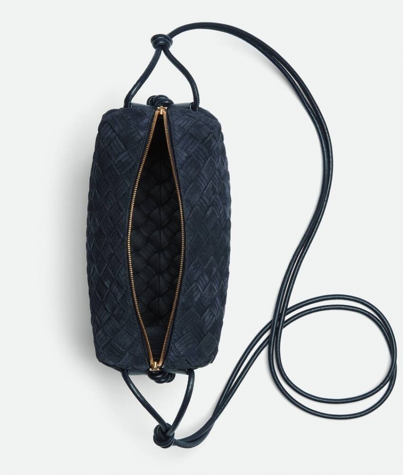 Bottega Veneta Small Loop Camera Naisten Crossbody Laukut Indigo | SN-BTGV593419