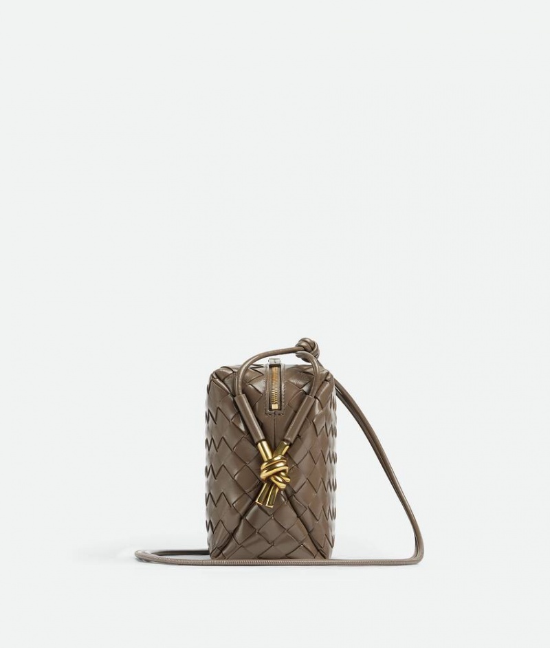 Bottega Veneta Small Loop Camera Naisten Crossbody Laukut Harmaat Ruskea Harmaat | SN-BTGV593421