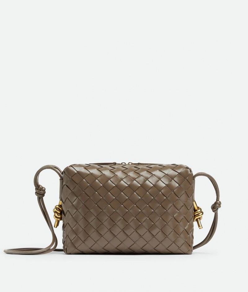 Bottega Veneta Small Loop Camera Naisten Crossbody Laukut Harmaat Ruskea Harmaat | SN-BTGV593421